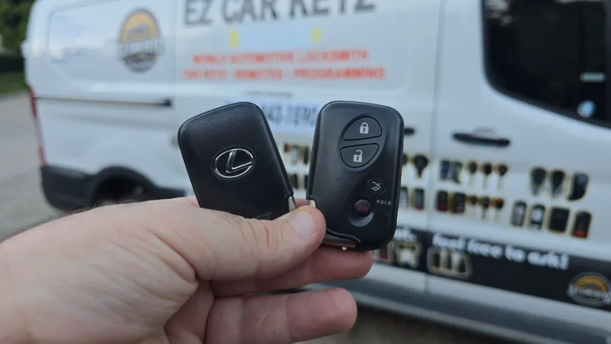 Lost 2015 Lexus IS key replacement by EZ Car Keyz in Ventura CA