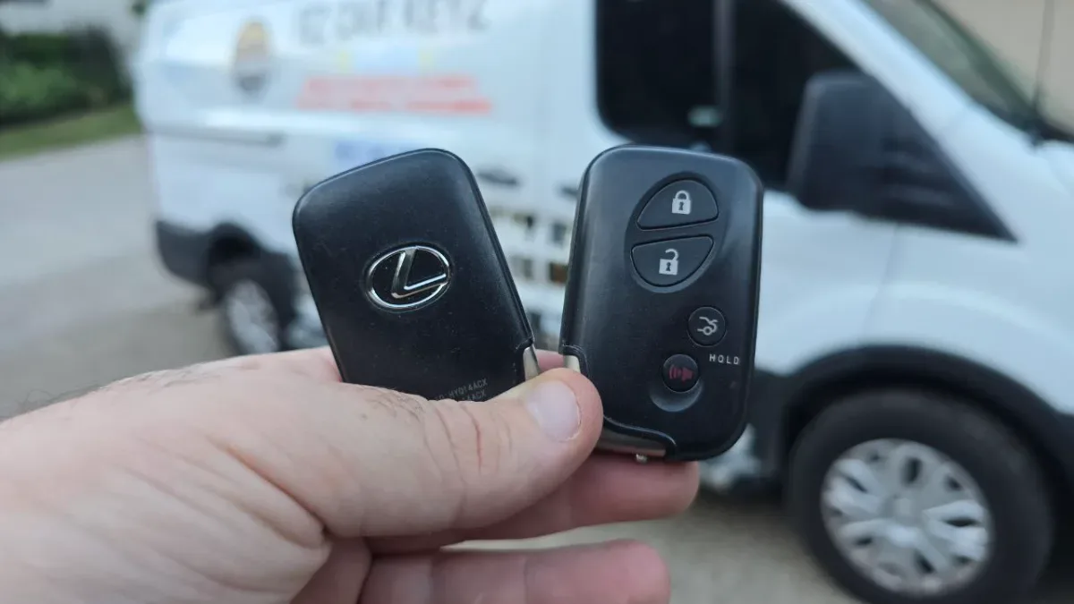 2020 Lexus NX key made with no spare by EZ Car Keyz Ventura CA