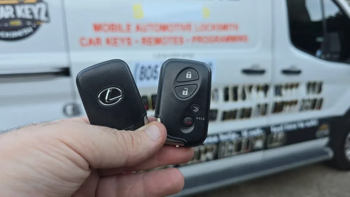 Low cost 2020 Lexus RC car key service by EZ Car Keyz Oxnard CA