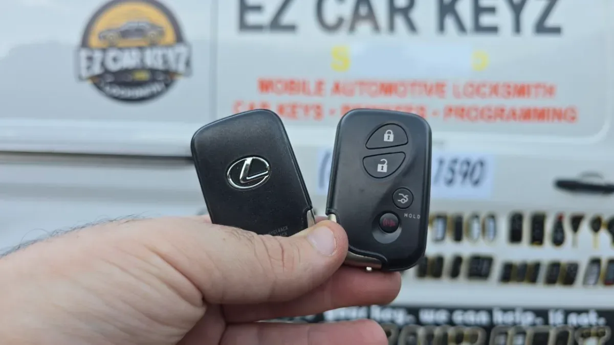 On-site 2002 Lexus RX car key programming in Oxnard CA