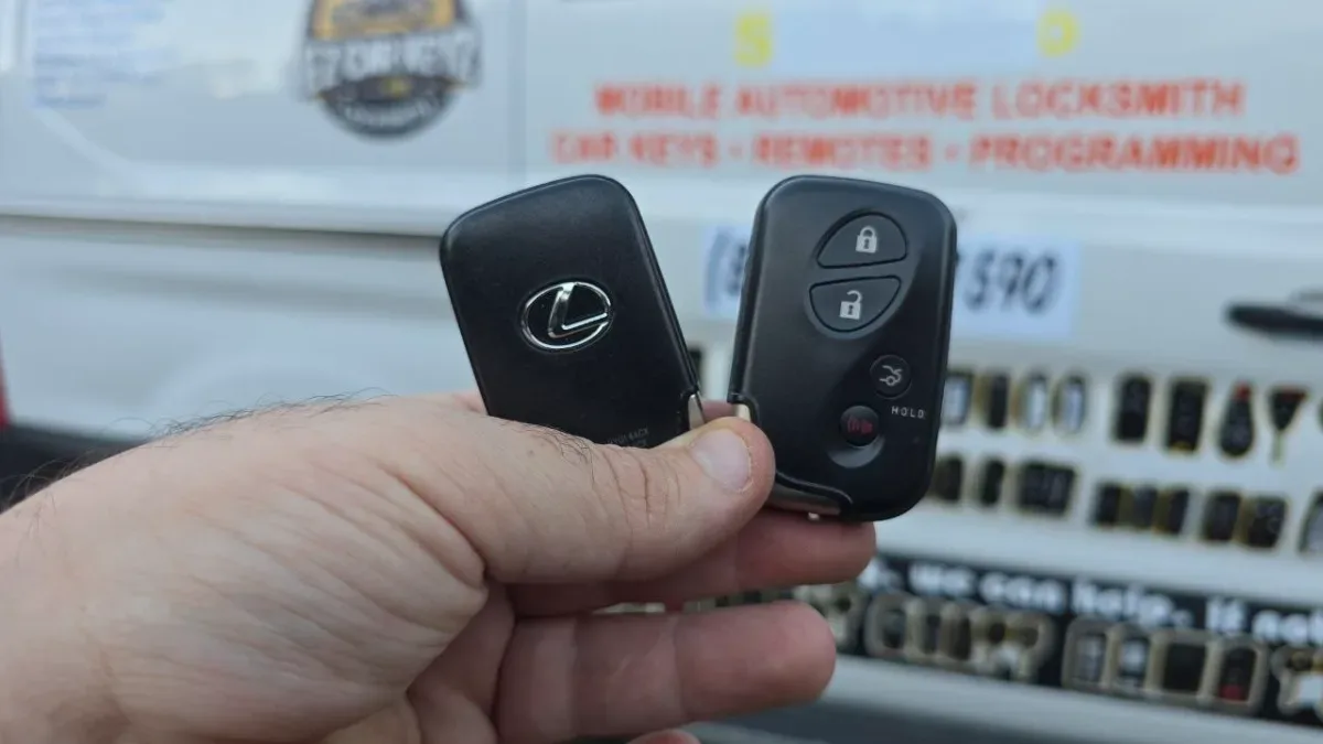 Lost 2010 Lexus SC key replacement by EZ Car Keyz in Ventura CA