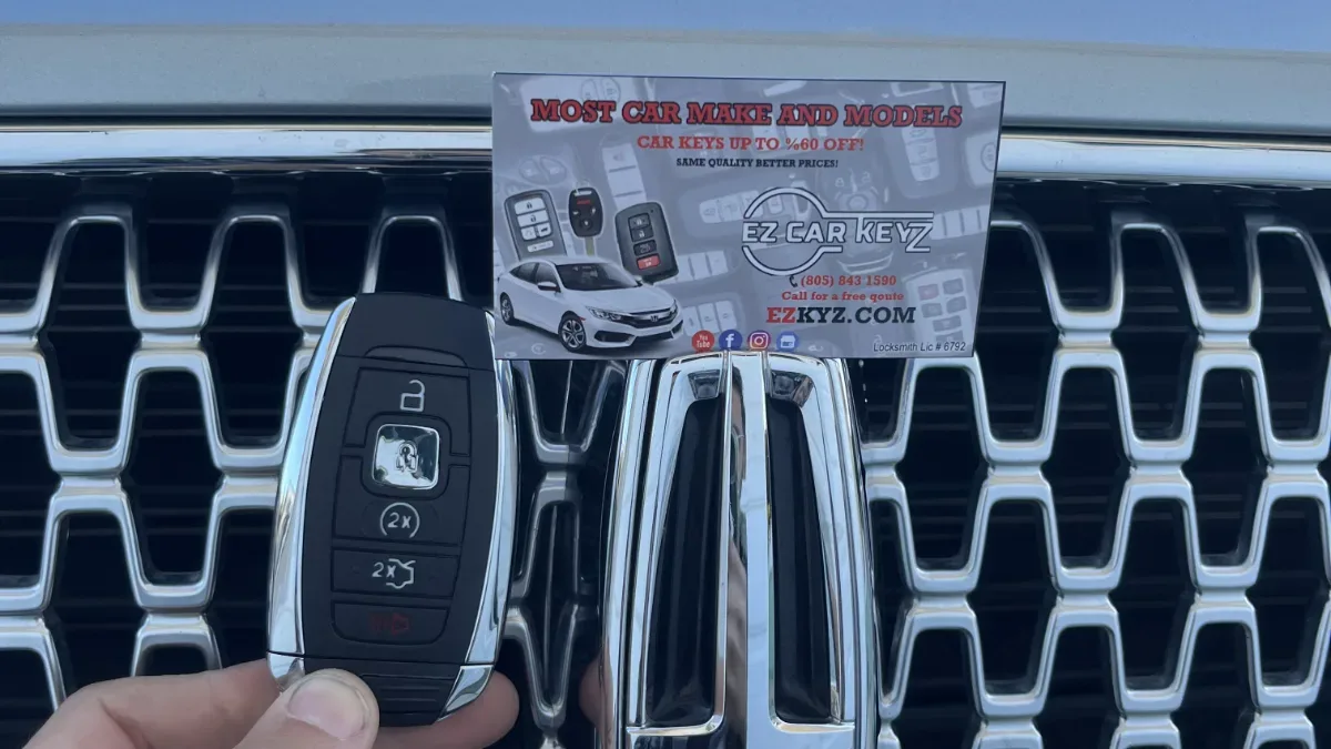 On-site 2015 Lincoln MKC car key programming in Simi Valley CA