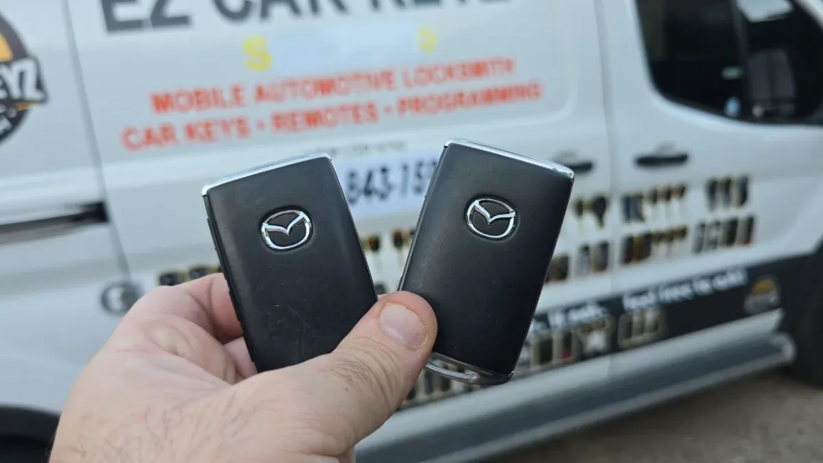 All keys lost service for 2016 Mazda CX-3 by EZ Car Keyz Ventura CA