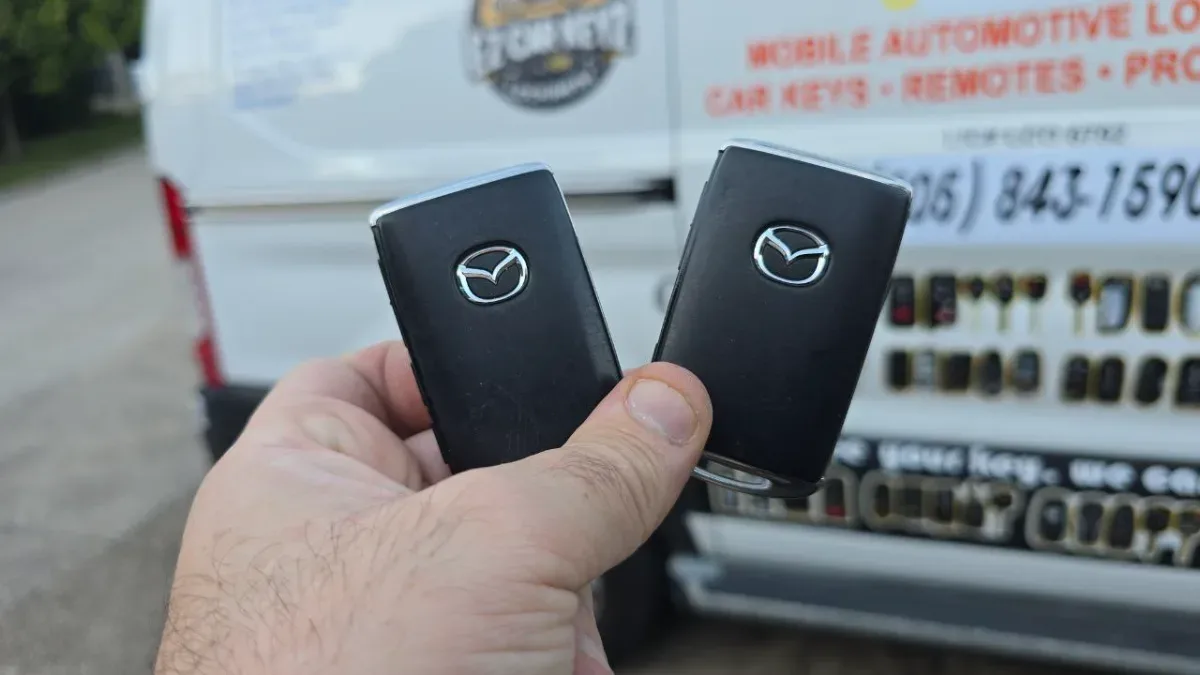 Lost 2022 Mazda CX-30 key replacement by EZ Car Keyz in Santa Barbara CA