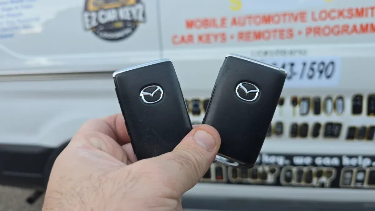 Affordable 2025 Mazda CX-30 key replacement by EZ Car Keyz in Santa Barbara CA