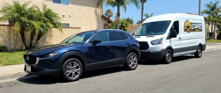 Mazda CX-30 mobile car key service by EZ Car Keyz in Ventura County