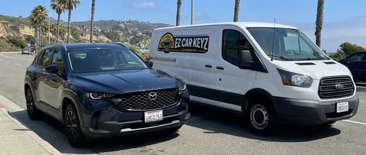 Mazda CX-5 mobile car key service by EZ Car Keyz in Ventura County