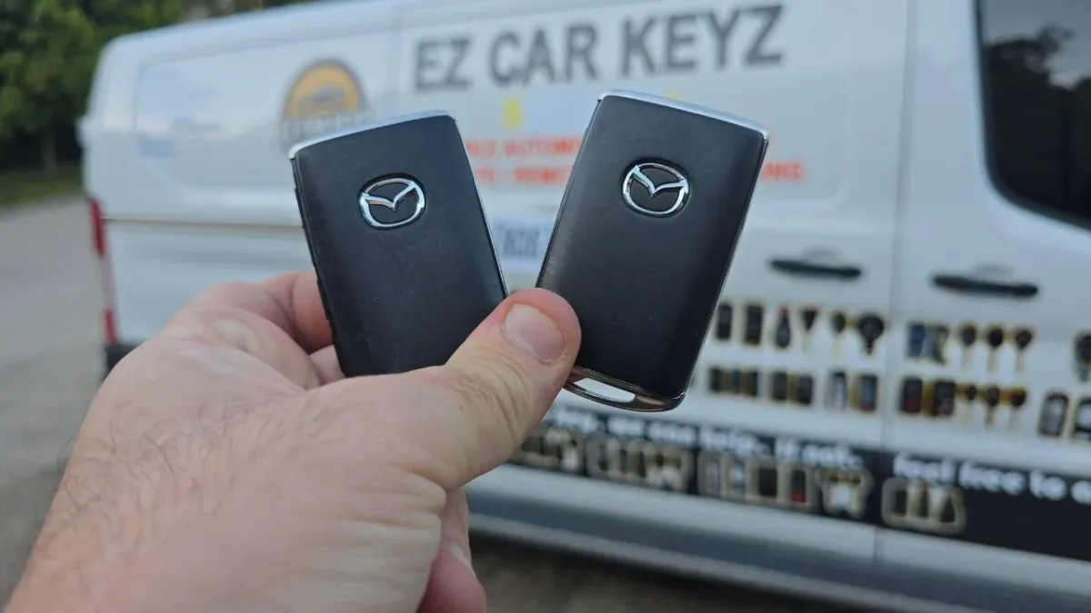 On-site 2023 Mazda CX-50 car key programming in Oxnard CA