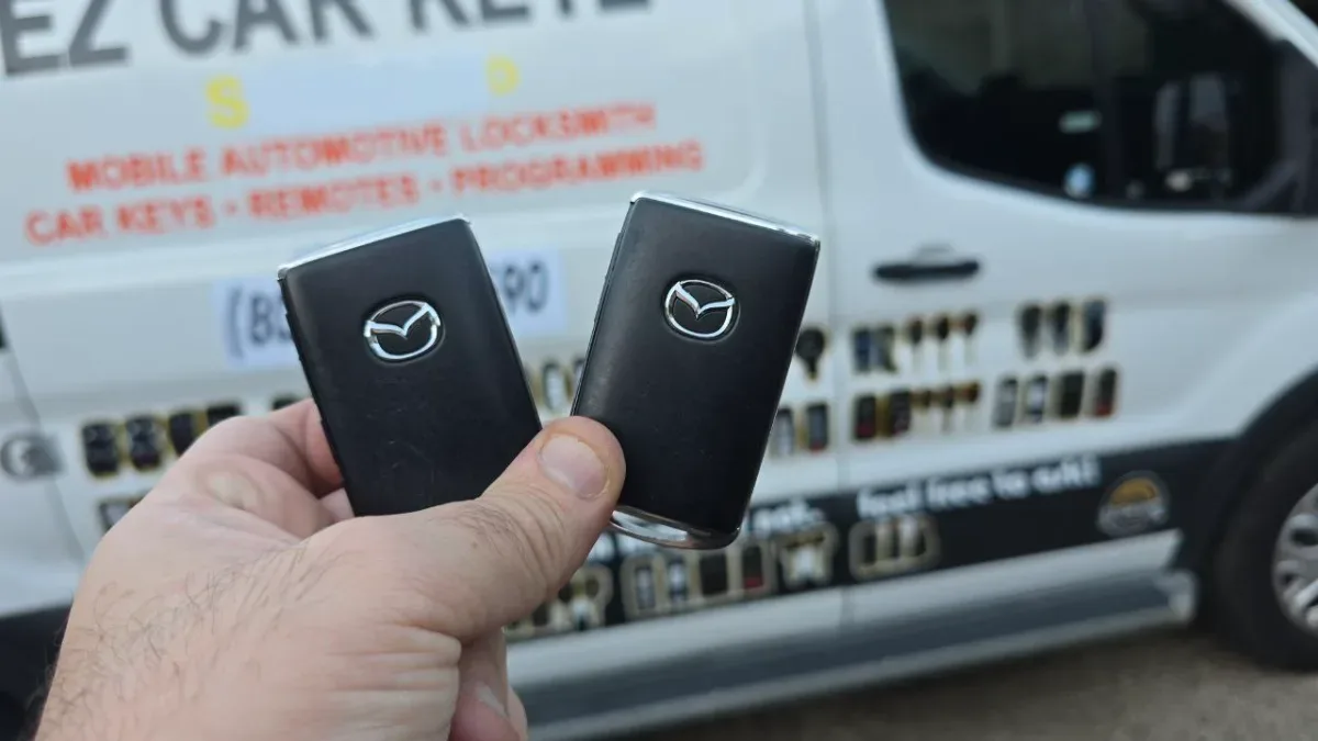 Emergency 2019 Mazda CX-9 car key service in Montecito CA