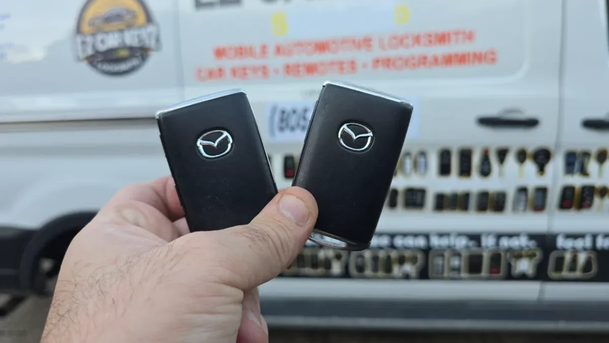 Certified auto locksmith servicing 2003 Mazda Miata in Oxnard CA
