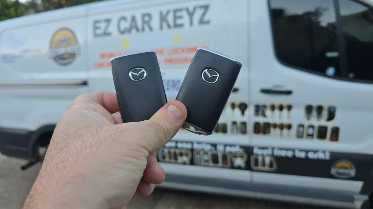 All keys lost service for 1999 Mazda MPV by EZ Car Keyz Santa Barbara CA