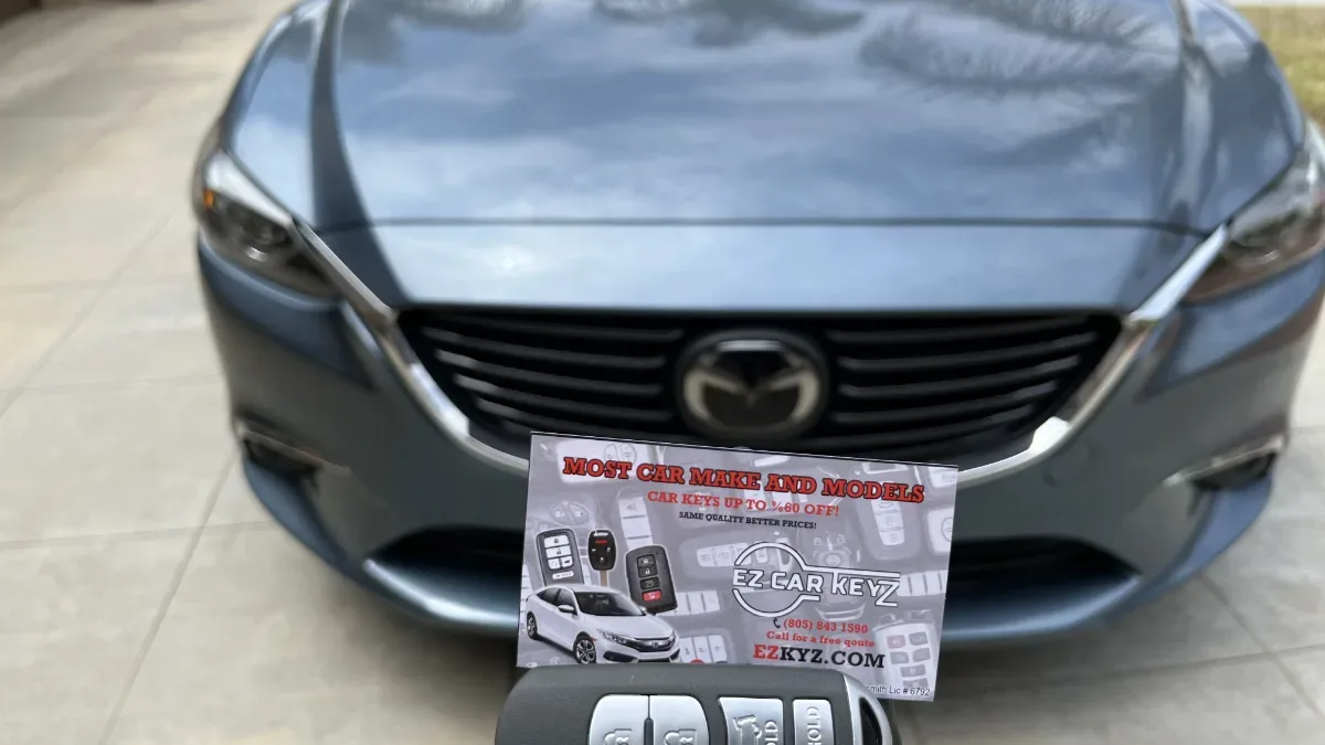 2011 Mazda Tribute key replaced in your driveway in Ventura CA