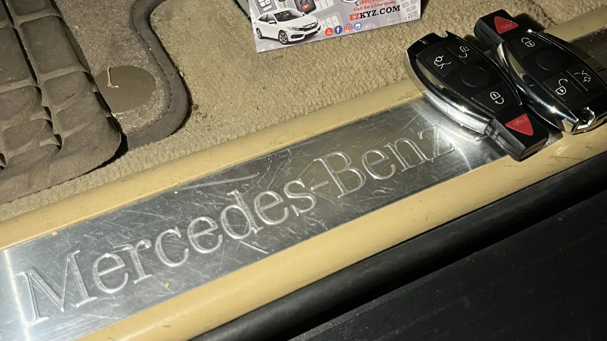 Lost 2005 Mercedes-Benz Cl-Class key replacement by EZ Car Keyz in Goleta CA