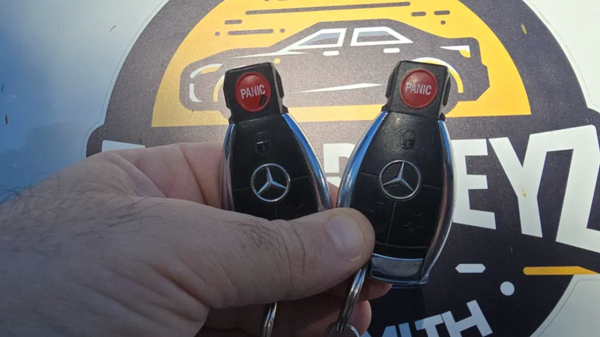 Quick turnaround 1998 Mercedes-Benz E-Class car key by EZ Car Keyz in Moorpark CA