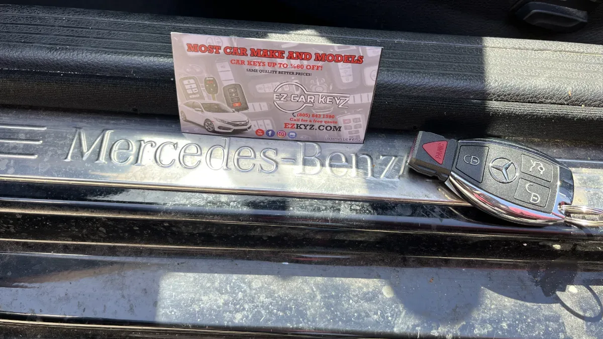 2014 Mercedes-Benz Gl-Class Affordable Key Replacement - EZ Car Keyz Moorpark 2014 Mercedes-Benz Gl-Class key made with no spare by EZ Car Keyz Moorpark CA