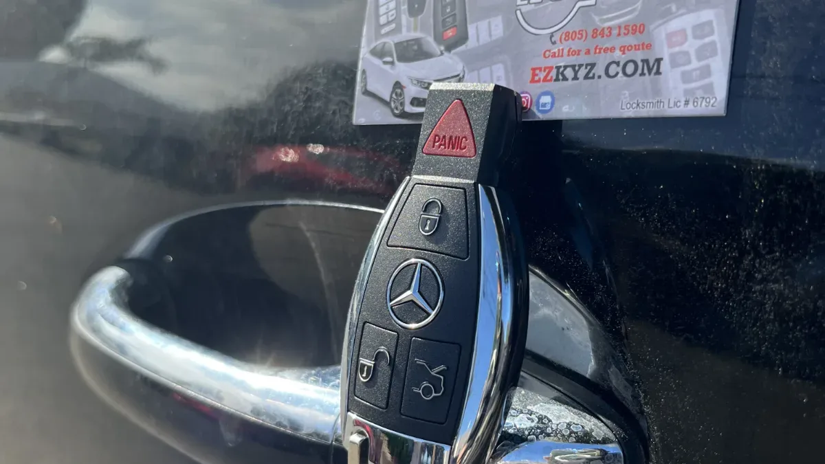 Mobile 2013 Mercedes-Benz GLK key replacement at your location in Simi Valley CA