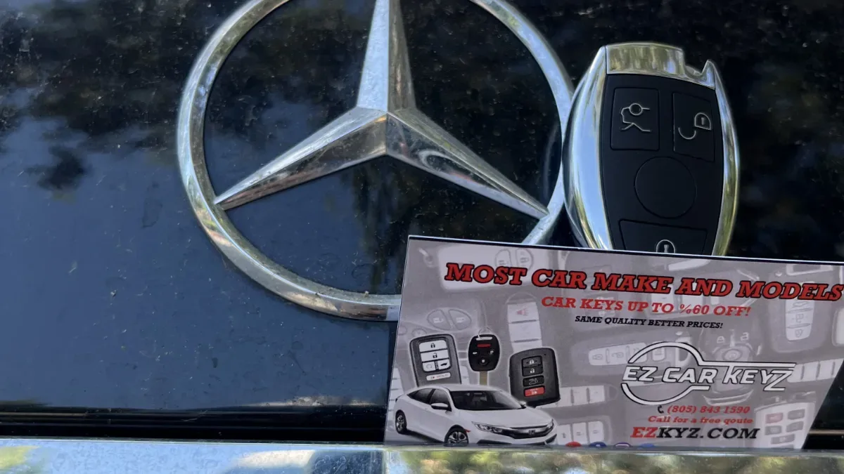 2014 MINI Convertible key replaced in your driveway in Santa Barbara CA