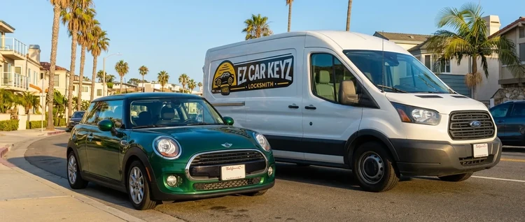 Mini Hardtop 2 Door mobile car key service by EZ Car Keyz in Ventura County