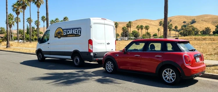 Mini Hardtop 4 Door mobile car key service by EZ Car Keyz in Ventura County