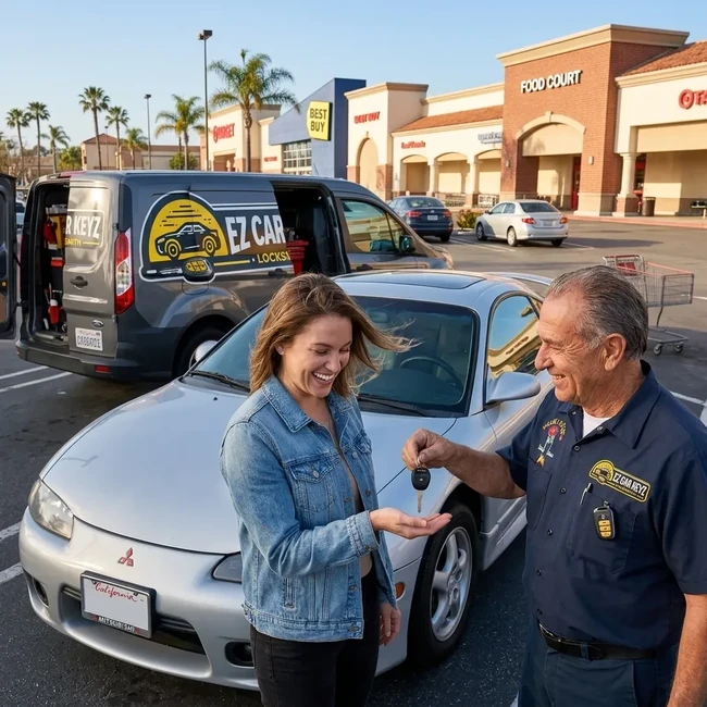 Mitsubishi Eclipse key replacement in Ventura County