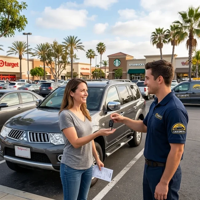 Mitsubishi Montero Sport key replacement in Ventura County