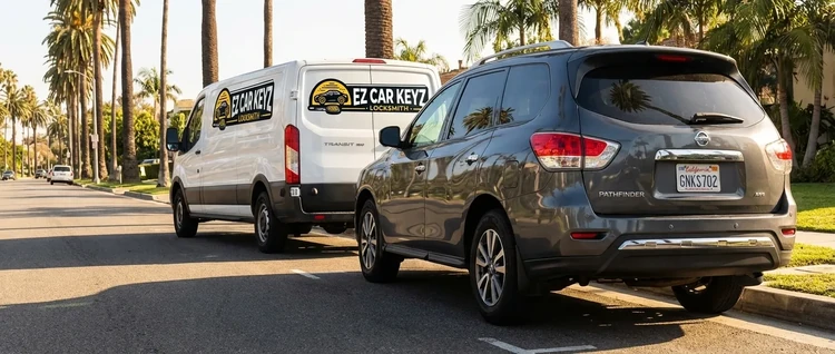 Nissan Leaf mobile car key service by EZ Car Keyz in Ventura County