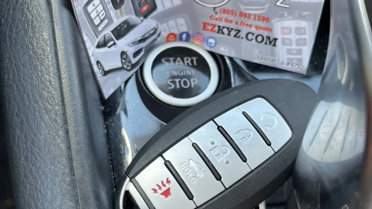 Quick turnaround 2009 Nissan Titan car key by EZ Car Keyz in Ventura CA