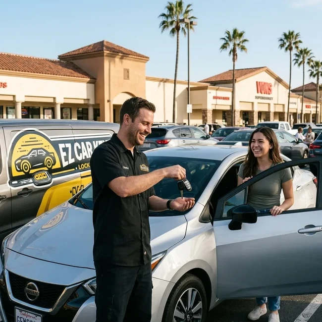 Nissan Versa key replacement in Ventura County