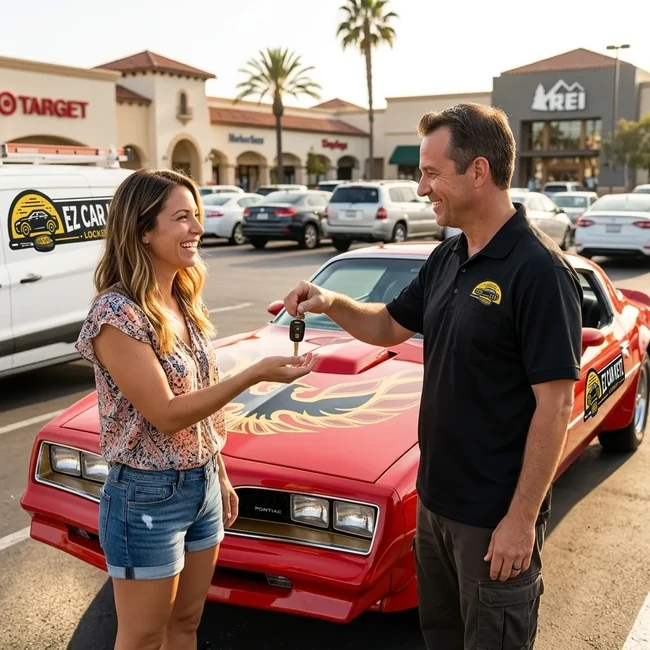 Pontiac Firebird key replacement in Ventura County