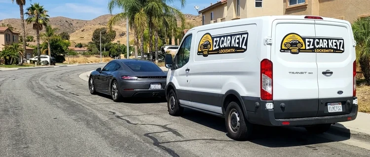 Porsche 911 mobile car key service by EZ Car Keyz in Ventura County