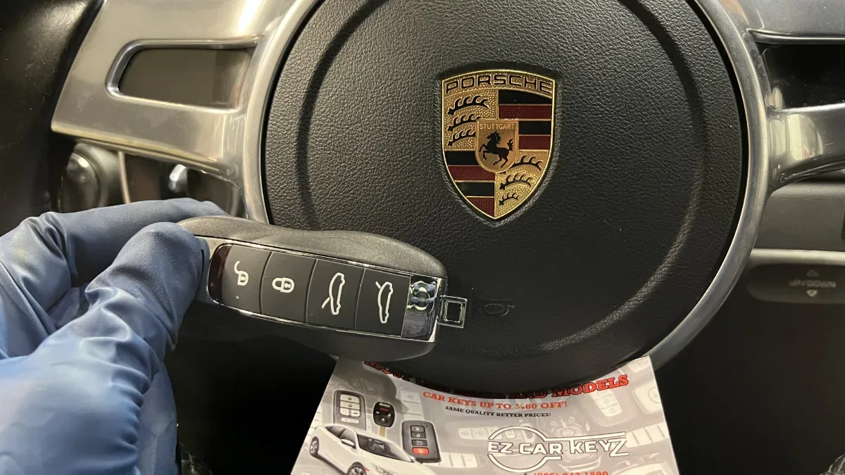 All keys lost service for 2006 Porsche Boxster by EZ Car Keyz Oxnard CA