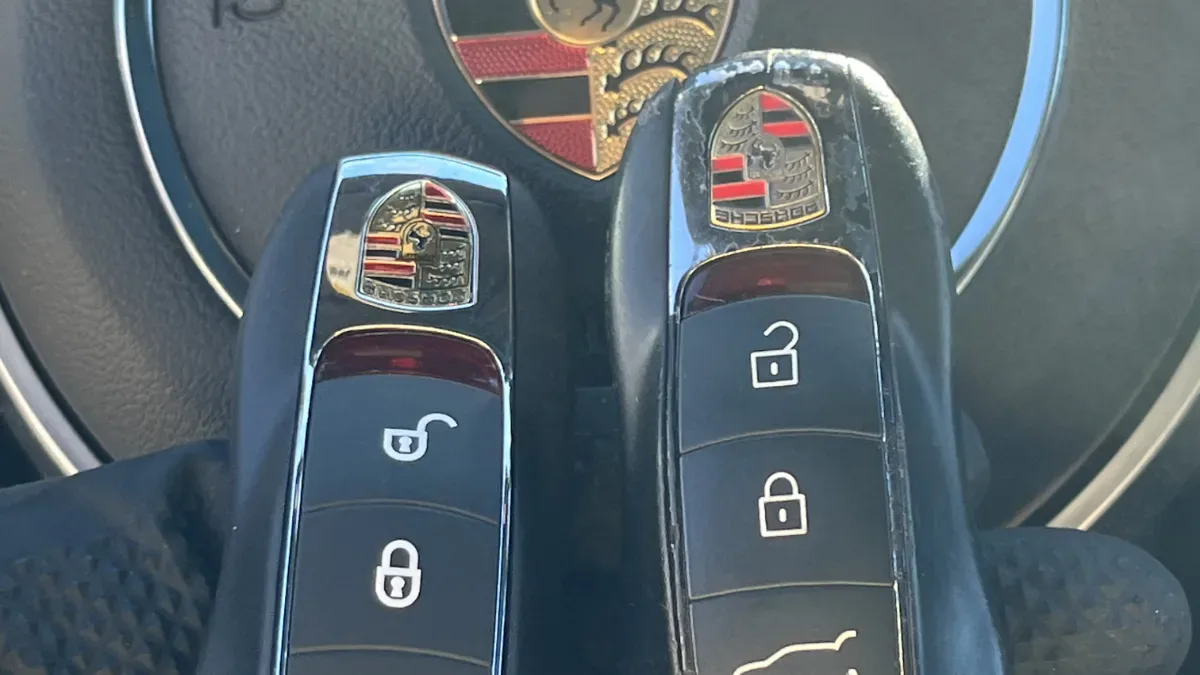 2013 Porsche Boxster key made with no spare by EZ Car Keyz Oxnard CA