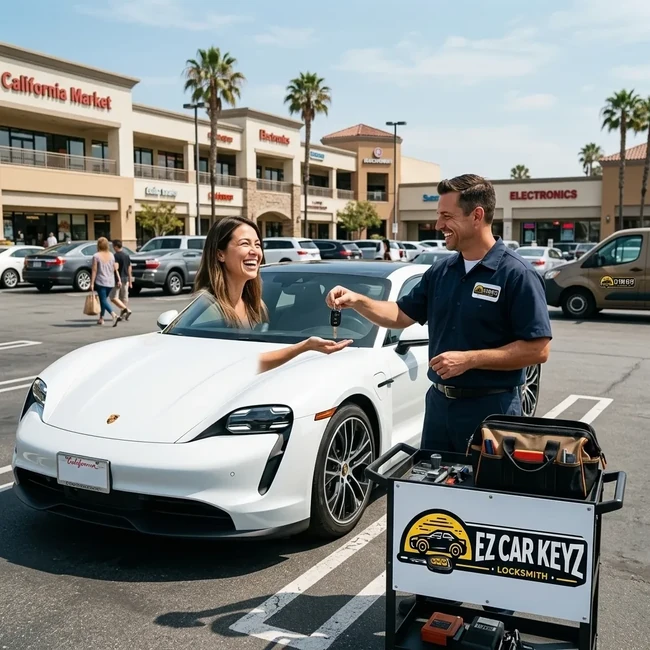 Porsche Taycan key replacement in Ventura County