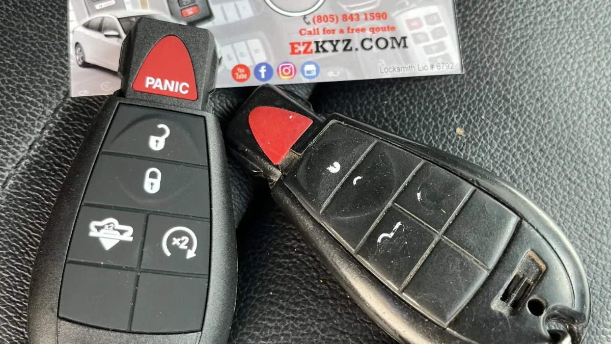 2026 Ram 1500 key made with no spare by EZ Car Keyz Camarillo CA