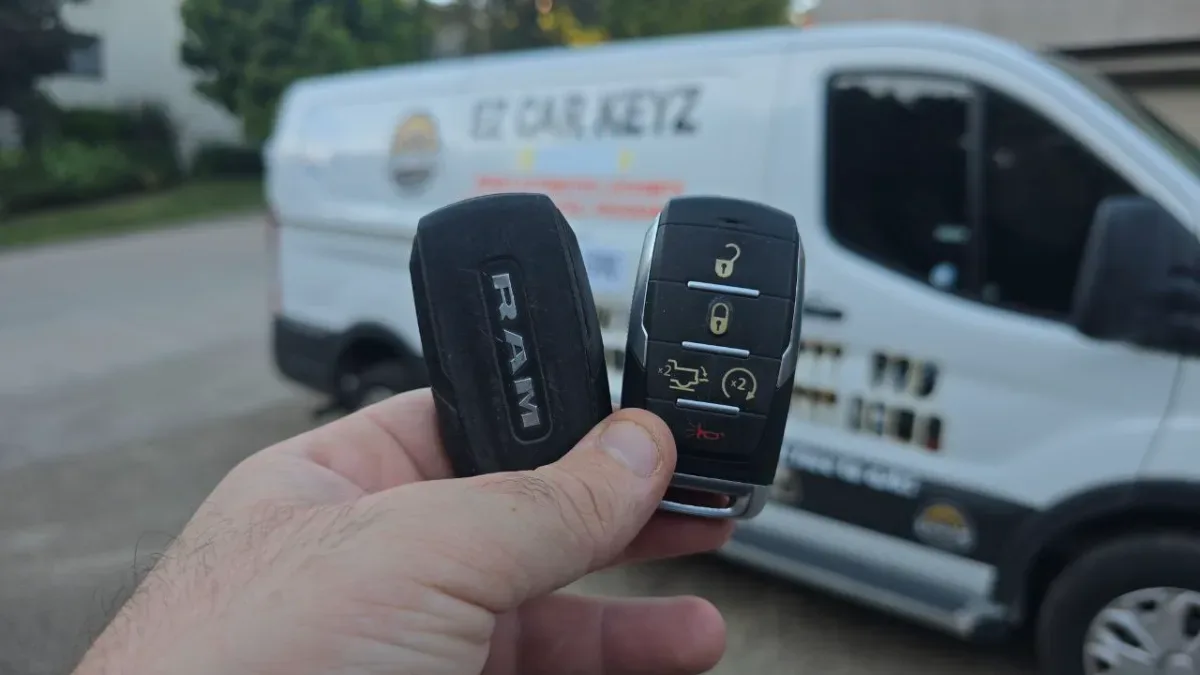 Lost 2013 Ram 2500 key replacement by EZ Car Keyz in Ojai CA