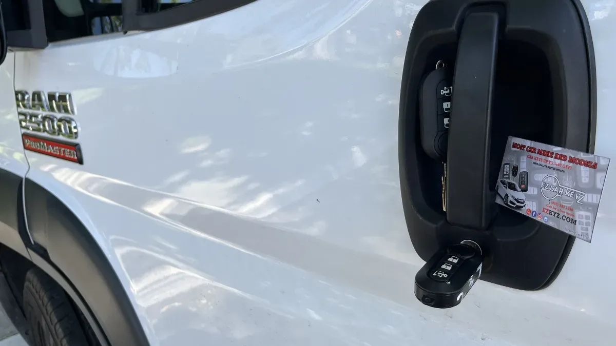 Lost 2016 Ram 2500 key replacement by EZ Car Keyz in Ojai CA