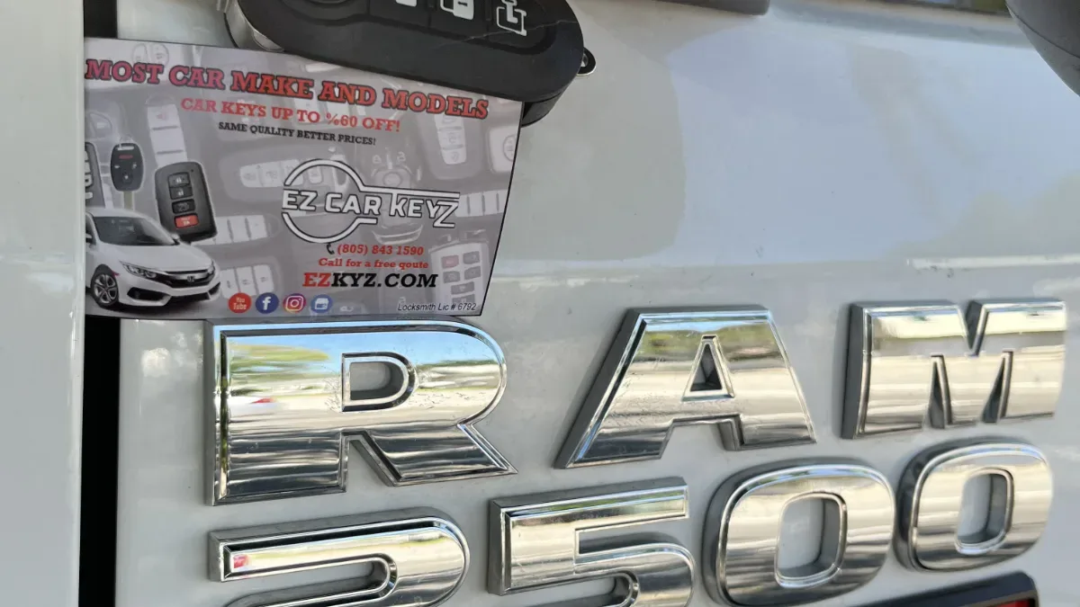 2023 Ram 2500 key replacement at half the dealer price in Goleta CA