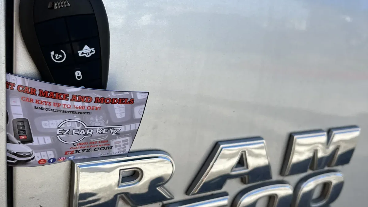 Low cost 2024 Ram 2500 car key service by EZ Car Keyz Goleta CA