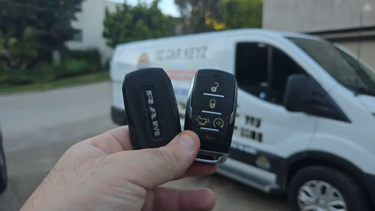 Mobile 2023 Ram 3500 key replacement at your location in Oxnard CA