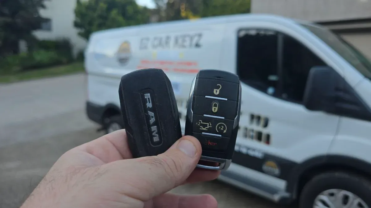 2016 Ram Promaster key replaced in your driveway in Ventura CA