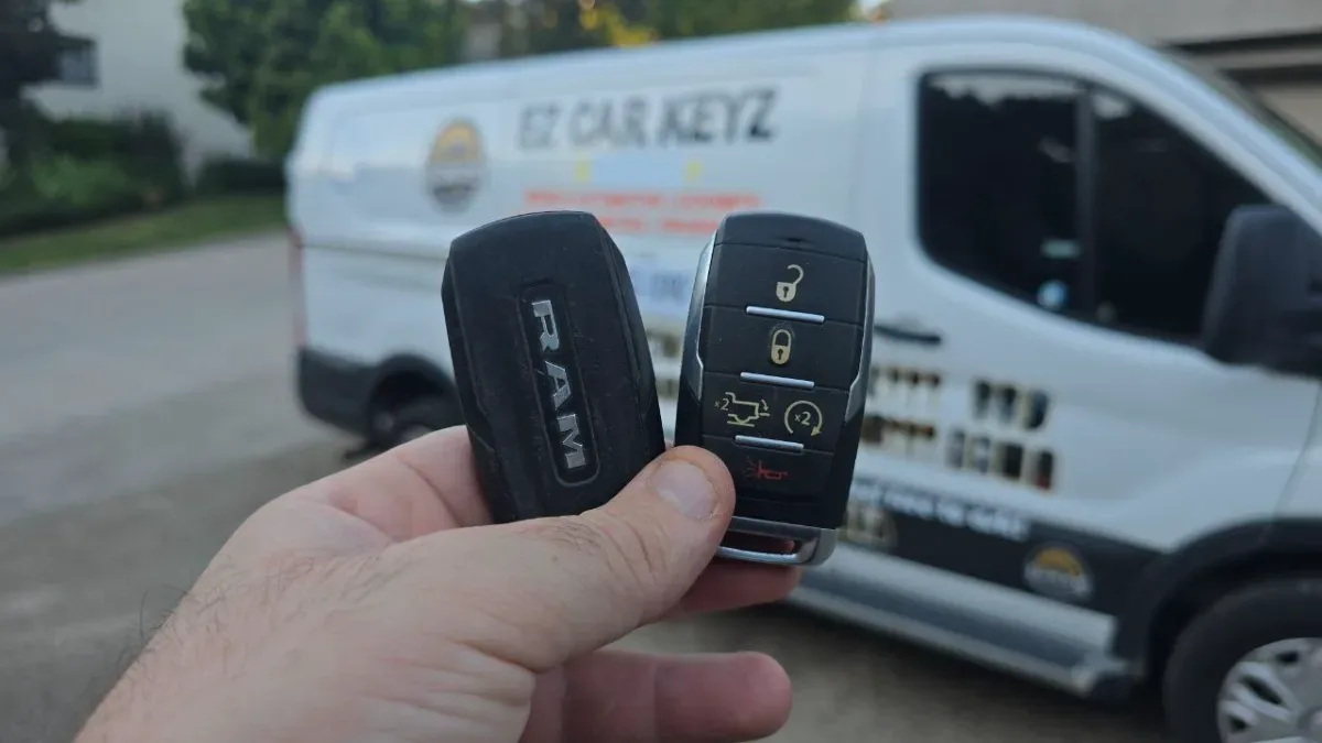 Mobile 2018 Ram Promaster key replacement at your location in Ventura CA