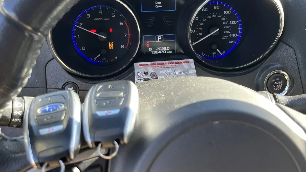 On-site 2003 Subaru Forester car key programming in Oxnard CA