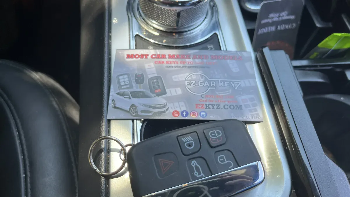 Licensed locksmith replacing 1997 Subaru Impreza key in Oxnard CA