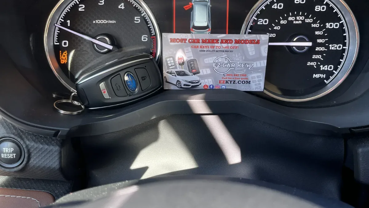 2008 Subaru Impreza key made with no spare by EZ Car Keyz Santa Barbara CA