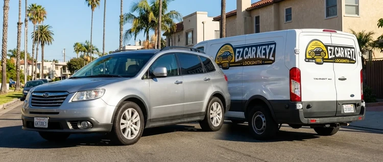 Subaru Legacy mobile car key service by EZ Car Keyz in Ventura County