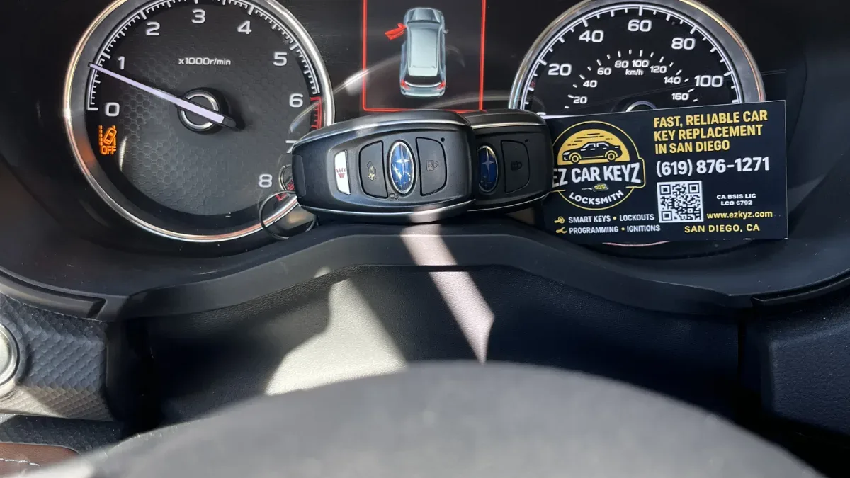 2021 Subaru Outback key made with no spare by EZ Car Keyz Ventura CA