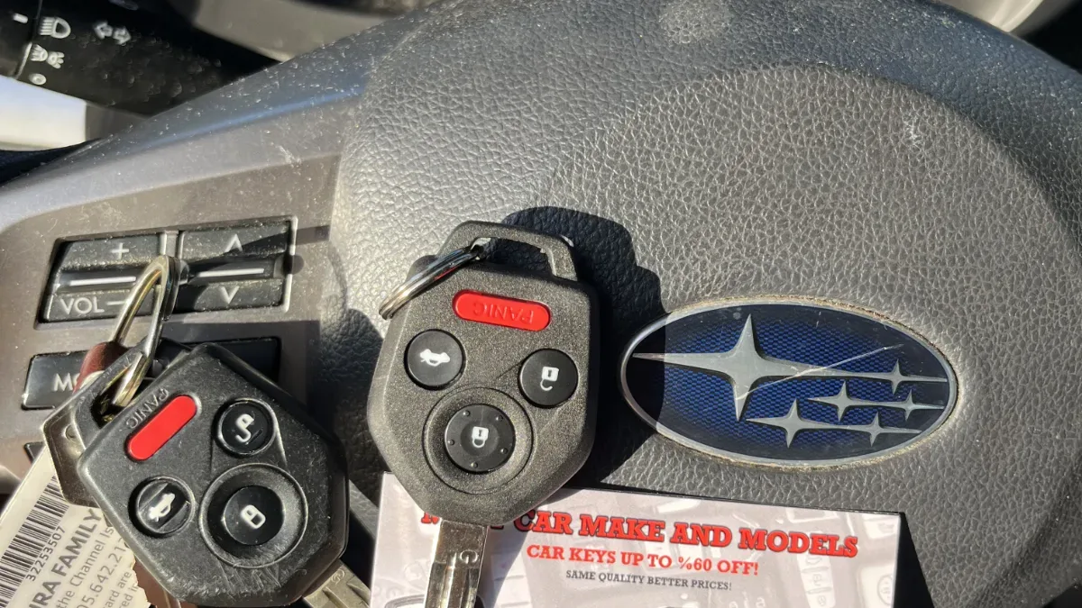 Affordable 2013 Subaru Tribeca key replacement by EZ Car Keyz in Oxnard CA
