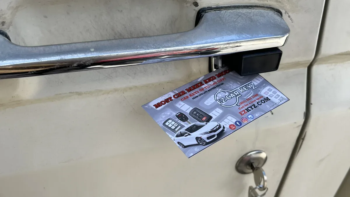 Insured mobile locksmith working on 2006 Toyota 4runner in Santa Barbara CA