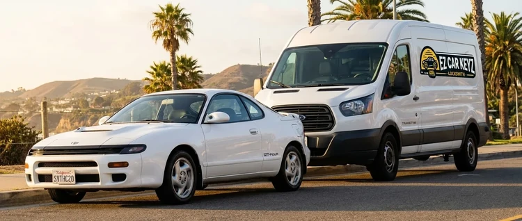 Toyota BZ4X mobile car key service by EZ Car Keyz in Ventura County