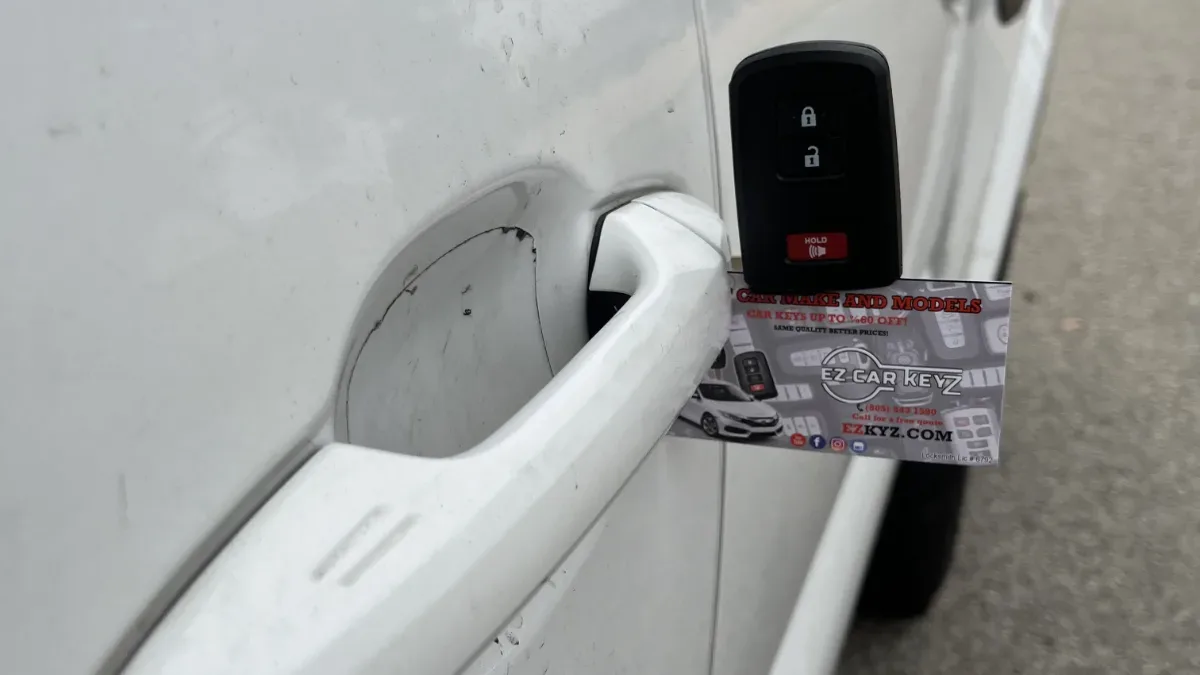 Lost 2012 Toyota Camry key replacement by EZ Car Keyz in Oxnard CA